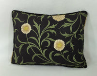 Thumbnail for William Morris - Scroll - Black / Thyme - Cushion Cover Throw Pillow Designer Home Decor