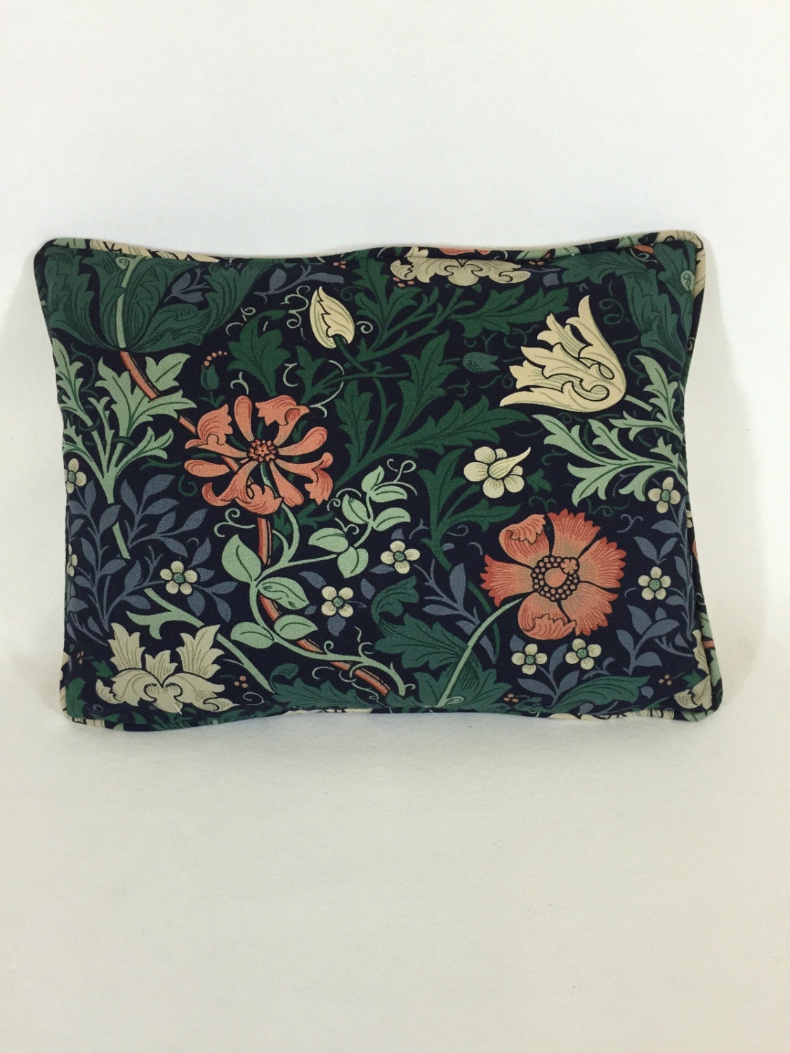 William Morris - Compton - Indigo / Green - Stunning Classic Designer Cushion Cover Throw Pillow Designer Home Decor