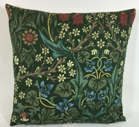 Thumbnail for William Morris - Blackthorn - Green - Cushion Cover - Stunning Classic English Designer Cushion Cover Throw Pillow Home Decor