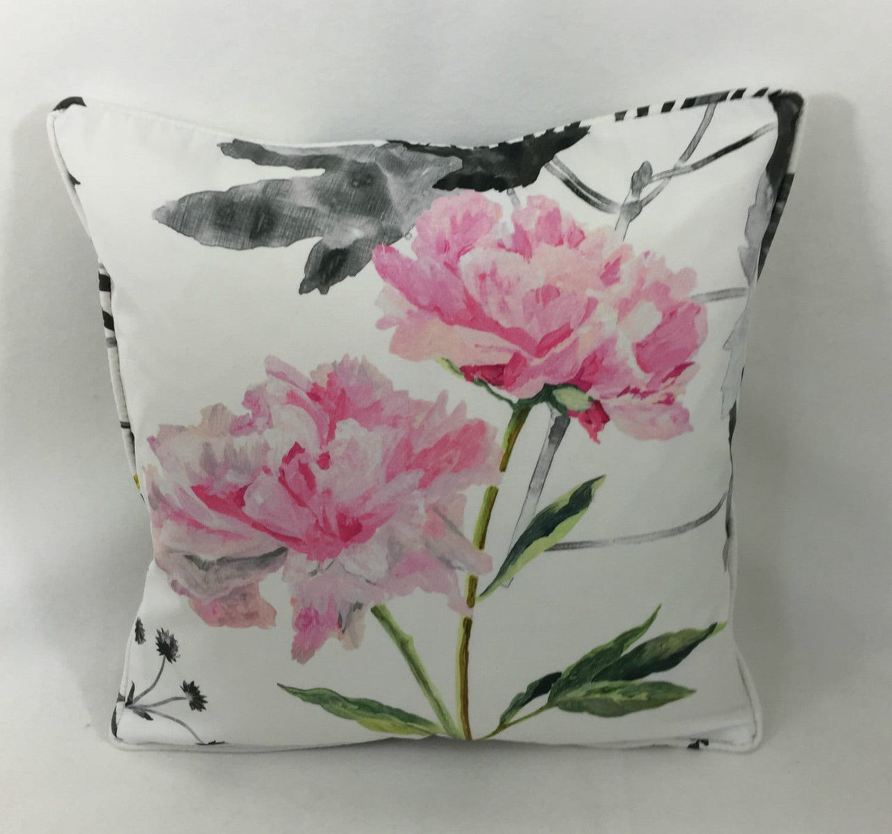 Designers Guild - Mokuren I - Graphite - Cushion Cover Throw Pillow Designer Home Decor