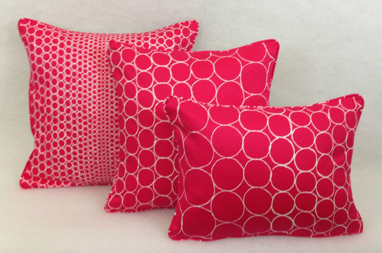 Designers Guild / Christian Lacroix - Pearls - Scarlet Cushion Cover Throw Pillow Designer Home Decor