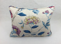 Thumbnail for Sanderson - Sissinghurst - Indigo / Ruby - Cushion Cover Throw Pillow Designer Home Decor