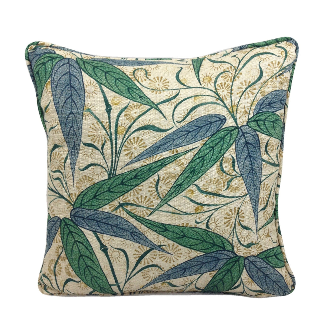 William Morris - Bamboo - Thyme / Artichoke - Cushion Cover Throw Pillow Designer Home Decor