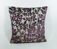 Thumbnail for Voyage - Batur - Fig - Stunning Woven Velvet Cushion Cover Throw Pillow Designer Home Decor