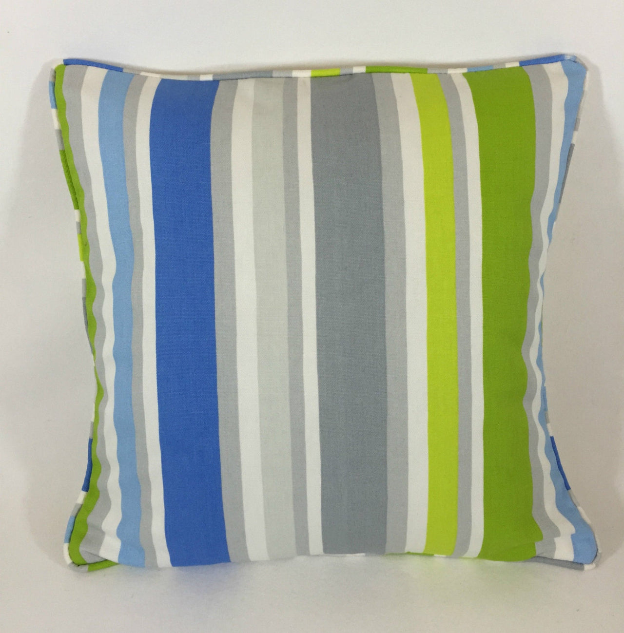 Designers Guild - Sweetpea Stripe - Cobalt - Fantastic Multicolour Striped Designer Cushion Cover - Luxury Throw Pillow - Handmade Home Deco