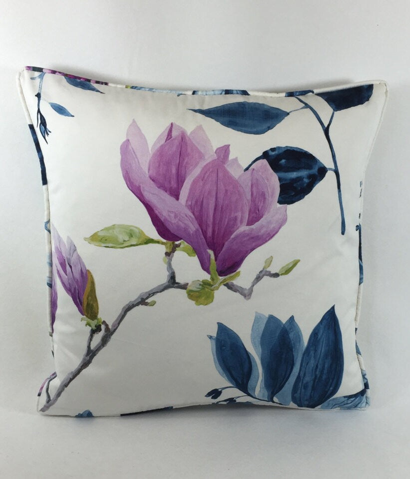 Designers Guild - Mokuren II - Indigo - Cushion Cover Throw Pillow Designer Home Decor